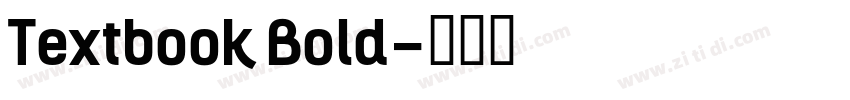 Textbook Bold字体转换